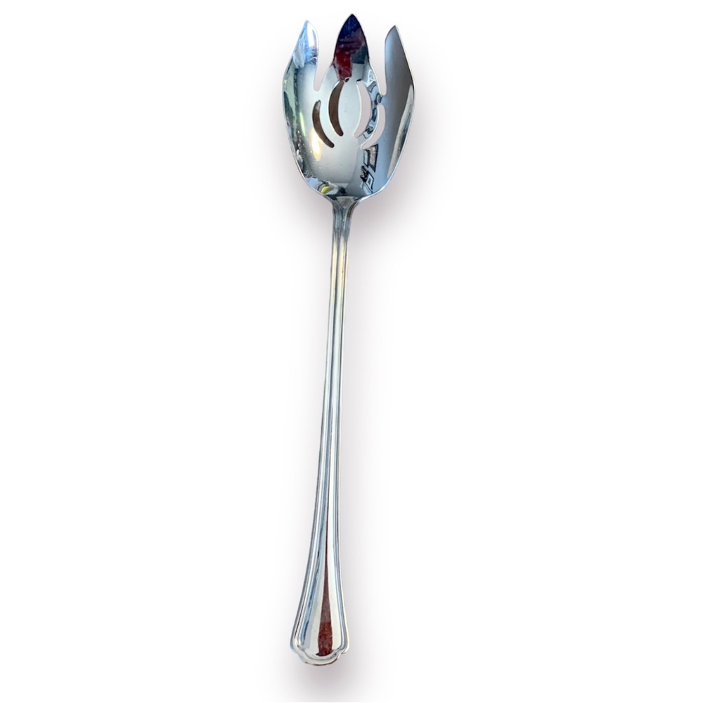 Reed & Barton Arlington Newton Serving Meat Fork 18/10 Stainless Steel Glossy